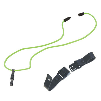 Chums 11700 3mm EV Nylon Rope Round Breakaway Lanyards - Neon Green - Rhooks RHook 6 - ON CLOSE OUT