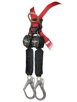 FallTech 72906TB3 DuraTech 6' Arc Flash Mini SRD Twin-leg Steel Carabiner/Clip+Steel Rebar Hooks. Shop Now!