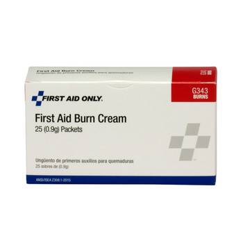 First Aid Only G343 First Aid Burn Cream, 25 Per Box. Shop Now!