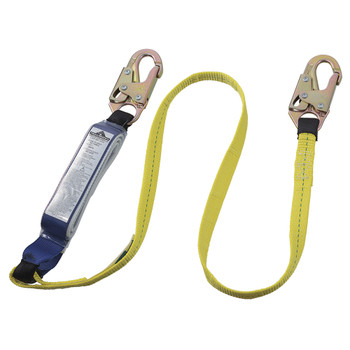 Sellstrom V8104306 E6 Shock Absorbing Lanyard SP Single Leg Snap Hooks 6' (1.8 m). Shop Now!