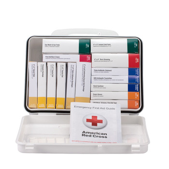 First Aid Only 90569 25 Person 16 Unit First Aid Kit, Plastic, Weatherproof, ANSI A,Type III