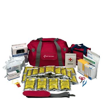 First Aid Only 90489 Emergency Preparedness, 24 Person, Large Fabric Bag First Aid Kit