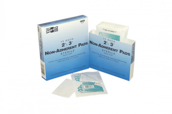 First Aid Only FA-3-601 2"X3" Non-Adherent Pads, 10 Per Box . Shop Now!