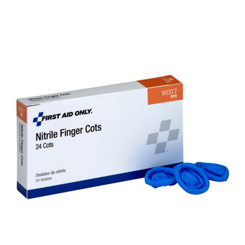 First Aid Only FA-90377 Nitrile Finger Cots, 24 Per Box. Shop Now!