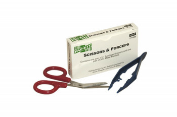 First Aid Only FA-17-005 Scissors & Metal Forcep Pack. Shop Now!