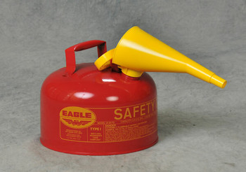 Buy Eagle UI25FS 2.5 Gal Red Type I Safety Can w/ F-15 Funnel today and SAVE.
