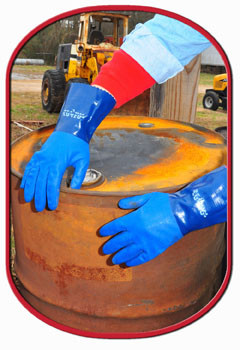 Showa 720 Atlas Nitrile Coated Chemical Resistant Gloves. Shop Now!