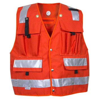 NSA Nsa Hi-Vis Construction / Forestry Vest - 1 Each