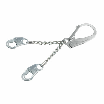 Positioning and Restraint Lanyards - Fall Protection - Personal Protective  Equipment - Chain and Rebar Positioning Chain And Rebar Positioning  Lanyard, 26-1/2 in, Silver, Steel, 310 lb