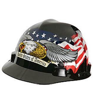 MSA American Freedom Series V-Gard Slotted Protective Cap. Shop Now!