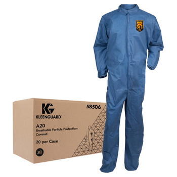 BUY KleenGuard A20 Coveralls, Blue Denim now and SAVE!