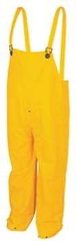 BUY Classic Series Rain Gear
.35mm PVC / Polyester Material
Waterproof Yellow Rain Pants
Bib Overall Style with Fly Front now and SAVE!