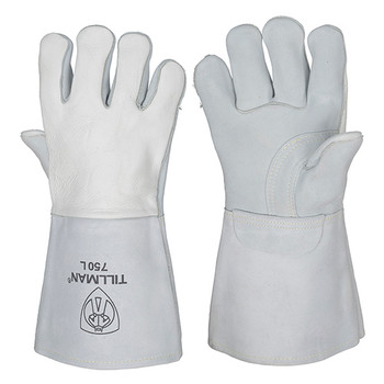 MCR Safety PD2907 Goatskin Leather with Padded Palm Mechanic Glove Impact 1 L