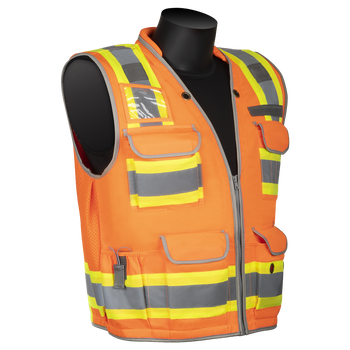 Liberty Safety C16016G Class 2 - Engineer Surveyor's Vest, Orange. Shop Now!