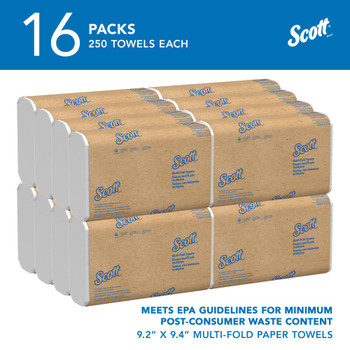 Kimberly Clark 01804 Scott Multifold Paper Towels with Absorbency Pockets. Shop Now!