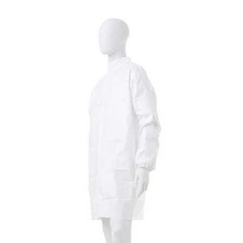 DuPont IC263SWHSM00300B, Frock, Mandarin Collar, Elastic Cuff, Polyethylene. Shop Now!