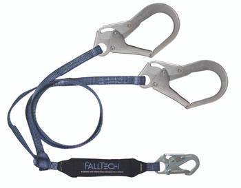 Tractel C506Z/E4 Stretchfor 6 Feet Extendable Shock Absorbing Lanyard Snap  Hooks Both Ends