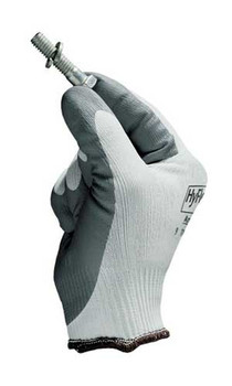 Ansell HyFlex Gray Foam Nitrile Palm Coated Light -Duty Glove with Knitwrist Cuff. Shop Now!