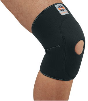 Ergodyne 615 16535 Polyflex Knee Sleeve w/ Anterior Pad & Open Patella, Size: XL, 1 Each