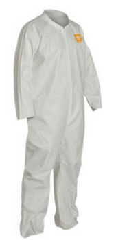 DuPont NG120S-4XL  ProShield NexGen White Coveralls w/ Collar, Size: 4XL, 25 Each