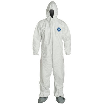 Tyvek Coverall with elastic wrist, Hood & Booties