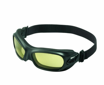 20527 Amber Anti-Fog, Black Frame