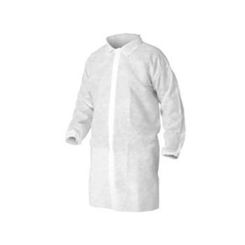 Kimberly Clark A10 40103 Light Duty Labcoat - Large - 50 Each