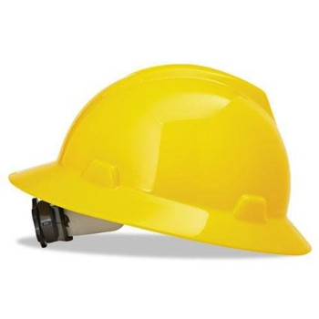 MSA Fastrac V-Gard Full Brim Hard Hats