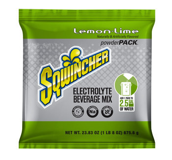 SQWINCHER 016043-LL 2.5 Gallon Powder Pack Beverage Mix, Flavors=Lemon-Lime, 1 Case