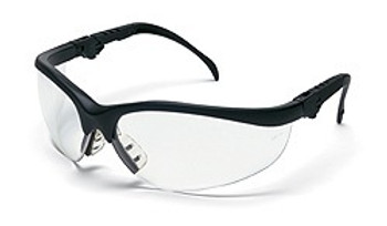 Klondike Plus Black frame, Ratchet temple, Clear anti- fog lens