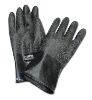 North Safety B131R Butyl Chemical-Resistant Gloves available in different sizes. Shop now!