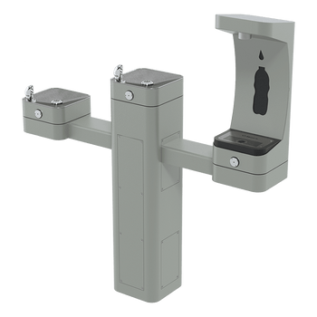  Haws 3612FBFA Outdoor Filtered Stainless Steel Bottle Filler And Dual Fountain. Shop Now!