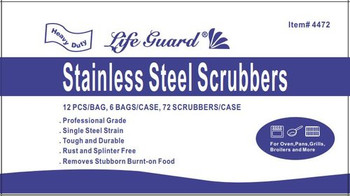 Lifeguard 4472 Stainless Steel Scrubber Individually Wrapped. Shop Now!