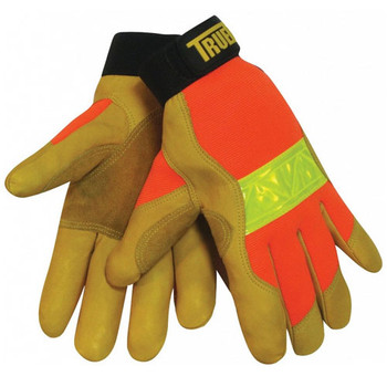 Tillman 1476 Top Grain Cowhide  TrueFit Hi-Vis Cowhide Work Gloves. Shop Now!