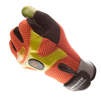 Impacto BGHIVIS Size: L/XL - Anti Vibration Hi Visibility Mechanic's Air Glove - In Limited Stock