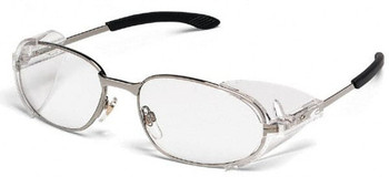 MCR Safety R2120 Safety Glasses Clear Lens Gray Frame Polycarbonate Lens- In Limited Stock