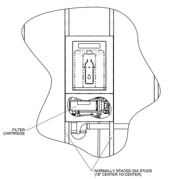 Haws 2000HS – Haws RIVIVE Hydration Station Recessed Bottle Filler