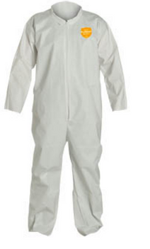 DuPont NG120S ProShield NexGen White Coveralls w/ Collar with Open Wrists and ankles. Shop now!