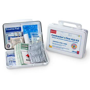 50 Person First Aid Kit, Plastic Case With Dividers - W-225-AN - BRITE  SAFETY