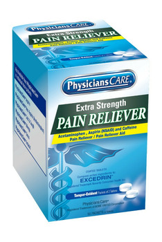 First Aid Only 90316 PhysiciansCare Extra Strength Pain Reliever, 50x2/box. Shop Now!