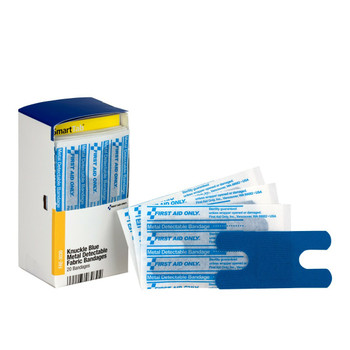 FAE-3030 First Aid Only Knuckle Visible Blue Bandage 20 Bandages. Shop Now!