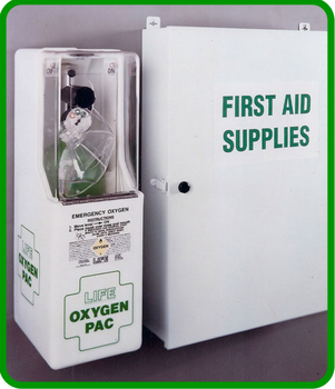 Life Corp LIFE-612 OxygenPac Emergency Oxygen Unit in Wall Case. Shop now! First Aid Cabinets Not included.