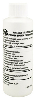 SAS Safety 4 oz Preservative for Eyewash Station. Shop now!