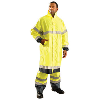 OK LUX-TJRE Premium Breathable Long Jacket 48" in length available in Yellow Color. Shop now!