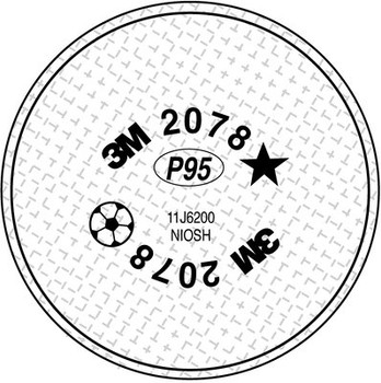 3M 2078 Particulate Filter P95 Respiratory Protection, with Nuisance Level Organic Vapor/Acid Gas Relief, Shop Now!