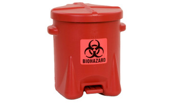 Buy Eagle 943BIO 6 Gal BioHazardous Red Poly Waste Can today and SAVE up to 25%.