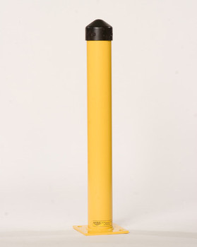 Buy Eagle 1757 5 Inch x 42 Inch Yellow Round Steel Bollard Post w/ Cap today and SAVE up to 25%.