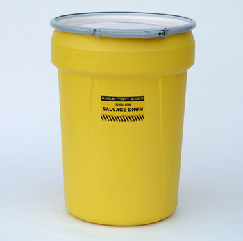 Buy Eagle 1602 Salvage Drum 30 Gal Yellow with Metal Lever-Lock Ring today and SAVE up to 25%.
