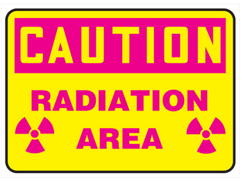 Accuform MRAD651 Caution Radiation Area Sign. Shop now!