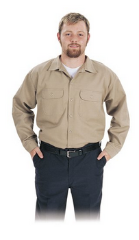 Steel Grip KU79575 Khaki Westex UltraSoft Button Front Shirt. Shop now!